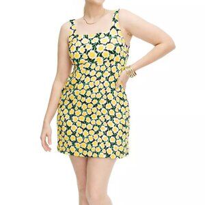 DVF 90's Shift Yellow Poppy Mini Dress NWT Diane Von Furstenberg